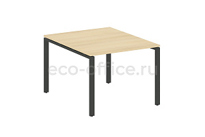 Стол переговорный (1 столешница) METAL SYSTEM STYLE БП.ПРГ-1.1 Акация Лорка / Антрацит металл фото