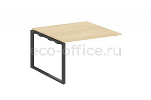 Проходной наборный элемент переговорного стола METAL SYSTEM STYLE БО.ППРГ-2 Акация Лорка / Антрацит металл фото