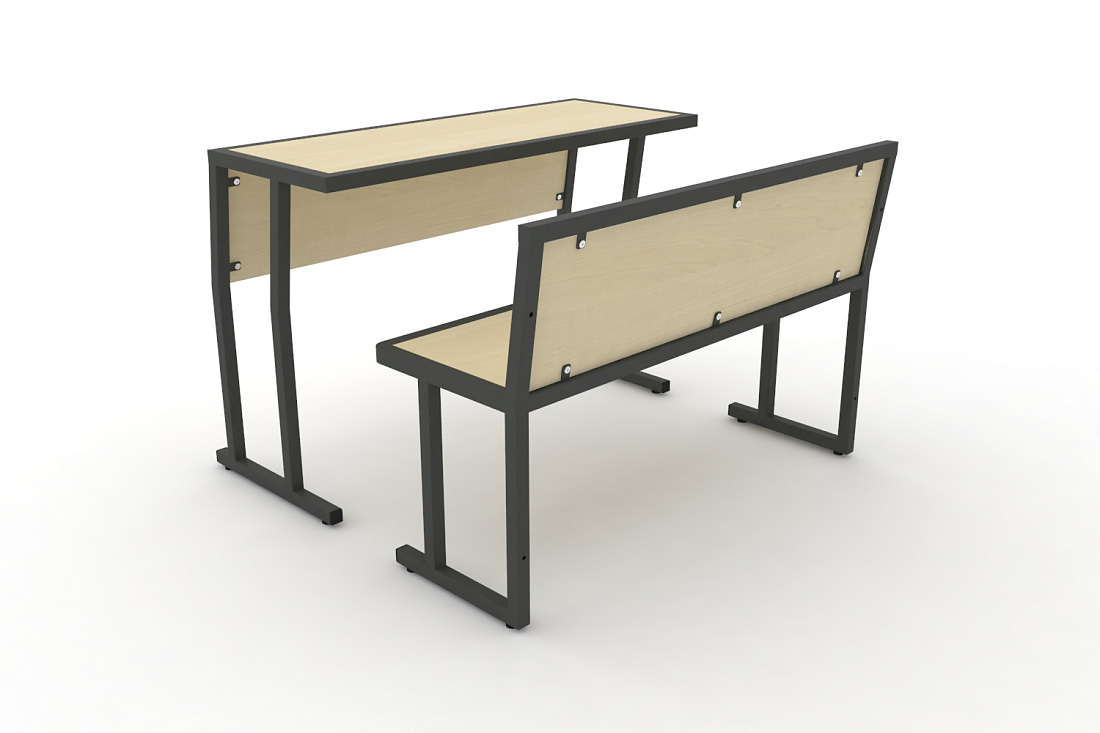 Комплект для первого ряда DESK DKN-1100SPL Клен / Антрацит Металл  стоимость