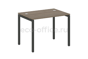 Стол письменный METAL SYSTEM QUATTRO 4x4 40БП.СП-1 Вяз Благородный / Антрацит металл фото