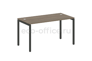Стол письменный METAL SYSTEM QUATTRO 4x4 40БП.СП-3 Вяз Благородный / Антрацит металл фото