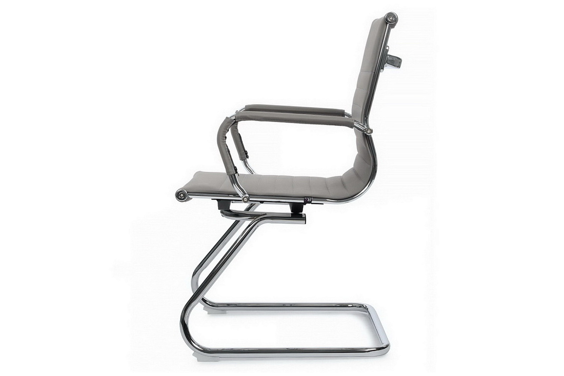 Конференц-кресло RV Chair HUGO 6002-3E Серая экокожа  стоимость