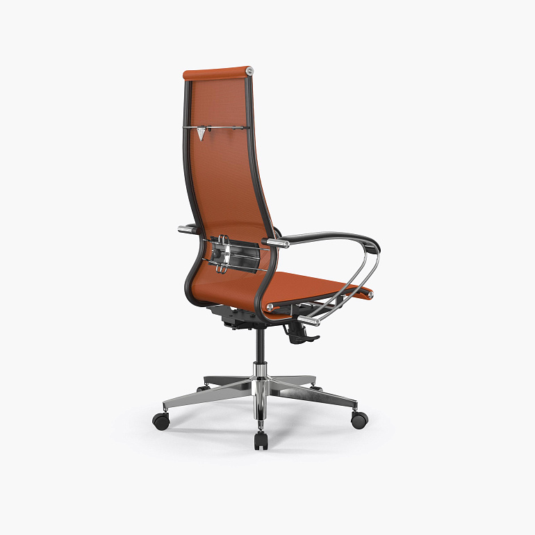 кресло офисное ergolife set 7/подл.131/осн.synchro 004 (оранжевый 21b.16.1.3e3) фото