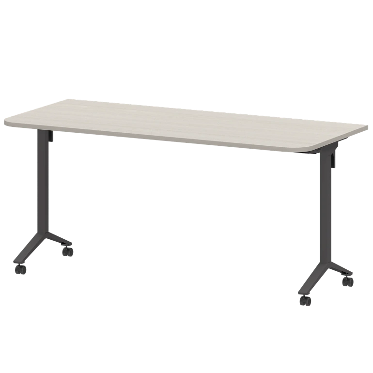 стол мобильный складной радиусный protech мб22-160.70р ясень шимо/антрацит фото