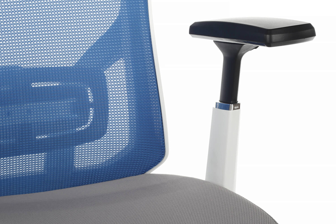 Кресло RV Chair STEP AW2320 Синяя сетка / Серая ткань стоимость