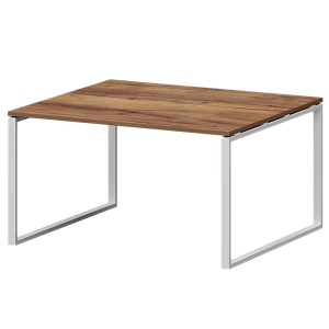 Стол переговорный на металлокаркасе Protech СМСП-О-12.123.Пр25 Таксония/Белый фото