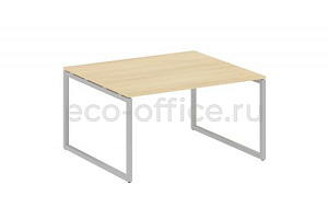 Стол переговорный (1 столешница) METAL SYSTEM QUATTRO 4x4 40БО.ПРГ-1.3 Акация Лорка / Серый металл фото