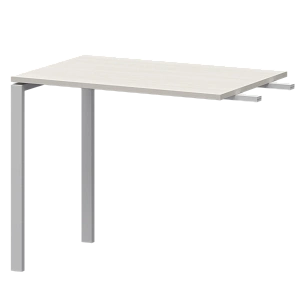 Бриф-приставка на металлокаркасе Protech АМ-090.60 Ясень шимо/Белый фото