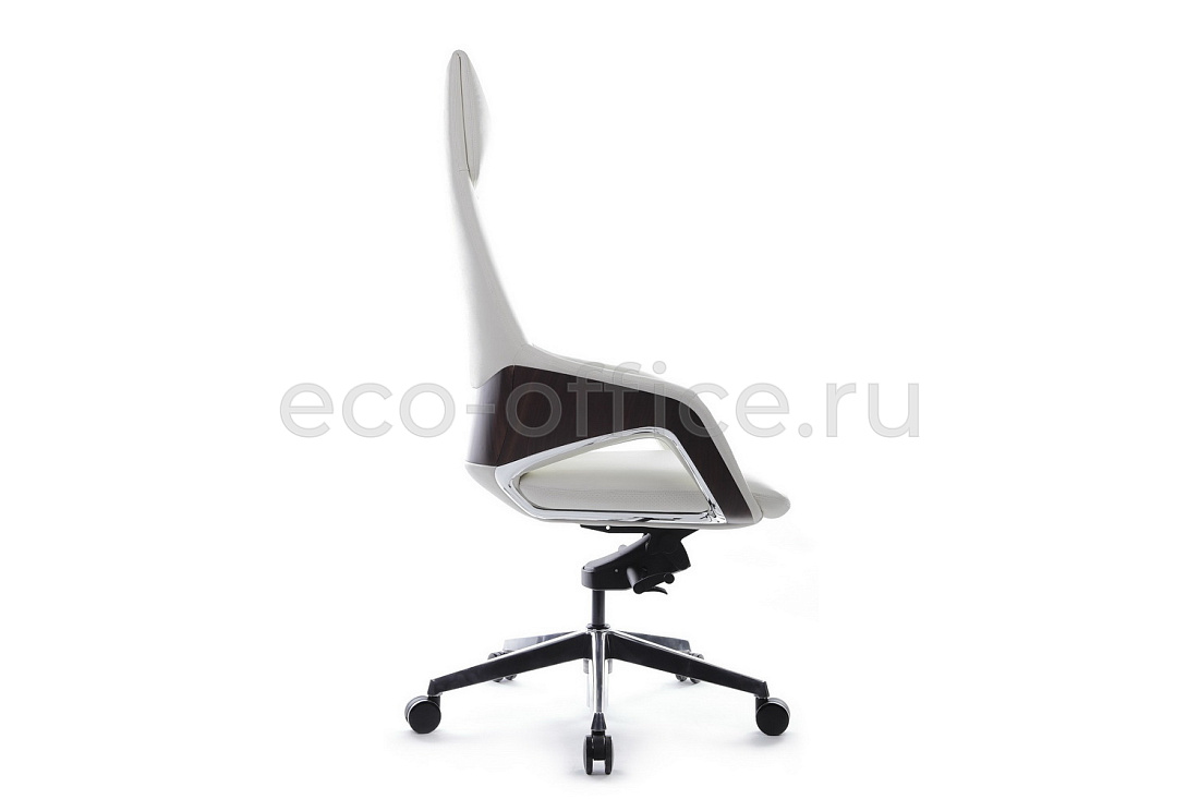 Кресло руководителя RV Design AURA FK005-A Белая кожа  стоимость