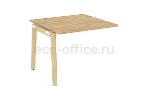 Проходной наборный элемент переговорного стола ONIX WOOD OW.NPRG-1 Тиквуд Светлый / Дуб Светлый фото
