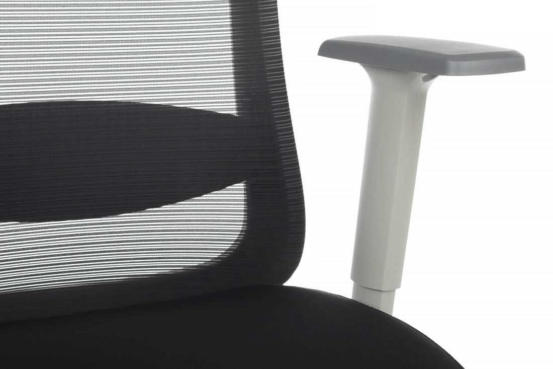 кресло rv chair scott bh2358s чёрная сетка / чёрная ткань фото