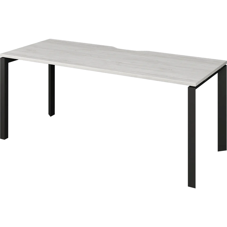 стол на металлокаркасе protech нтмп.п-160 сосна винтер/антрацит фото