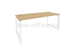 Стол рабочий руководителя ONIX DIRECT O.MO-SRR-5.8 Тиквуд Светлый / Белый металл фото