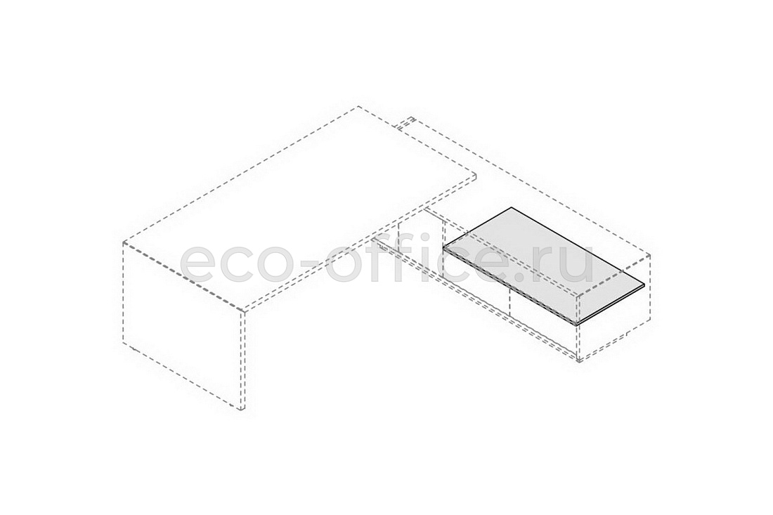 Топ для внутренней секции тумбы (шпон) ELITE 174256 Modern Elm (Cod.26)  стоимость