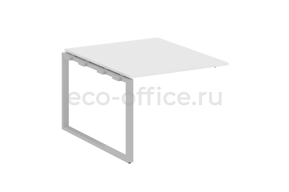 Проходной наборный элемент переговорного стола METAL SYSTEM STYLE БО.ППРГ-1 Белый / Серый металл  стоимость