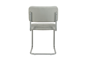 Конференц-кресло ECO-CHAIR COLOMBO Comfort CLM-05 Серый велюр / Серый металл фото