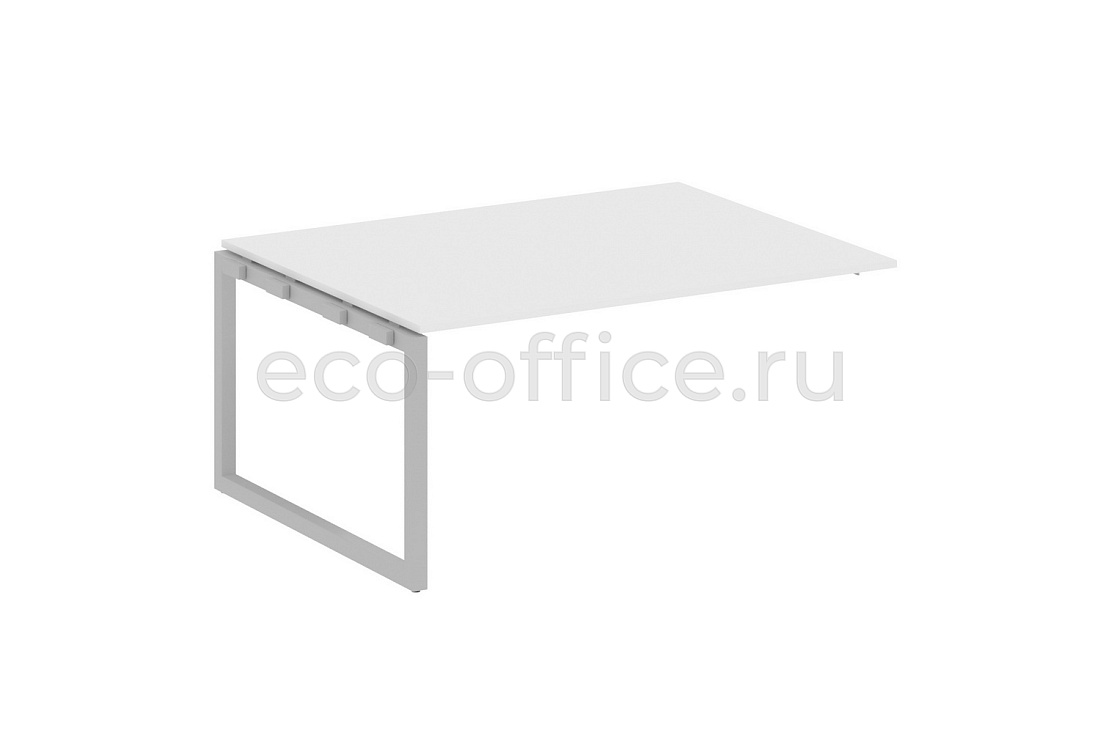 Проходной наборный элемент переговорного стола METAL SYSTEM QUATTRO 5x5 50БО.ППРГ-4 Белый / Серый металл  стоимость