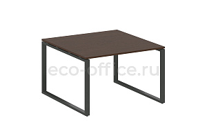 Стол переговорный (1 столешница) METAL SYSTEM STYLE БО.ПРГ-1.2 Венге Цаво / Антрацит металл фото
