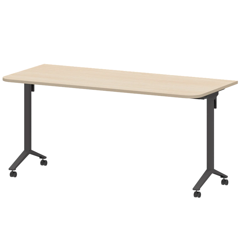 стол мобильный складной радиусный protech мб22-160.70р бук/антрацит фото