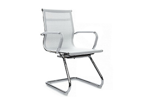 Конференц-кресло RV Chair HUGO 6001-3E Белая сетка фото