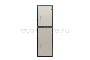 Шкаф бухгалтерский AIKO SL-150/2T Графит (RAL 7024) / Светло-серый (RAL 7038) фото