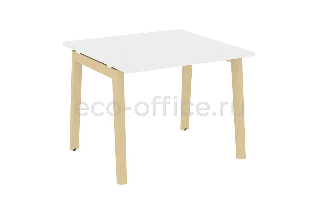 Стол переговорный (1 столешница) ONIX WOOD OW.PRG-1.1 Белый Бриллиант / Дуб Светлый  стоимость
