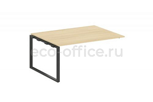 Проходной наборный элемент переговорного стола METAL SYSTEM STYLE БО.ППРГ-4 Акация Лорка / Антрацит металл фото