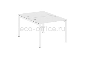 Рабочая станция METAL SYSTEM QUATTRO 5x5 50БП.РАС-СП-2.1 Белый / Белый металл фото