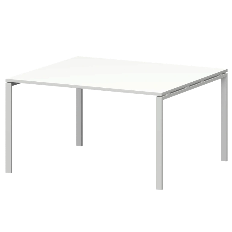 стол переговорный на металлокаркасе protech смсп-п-12.123.пр25 белый/белый фото