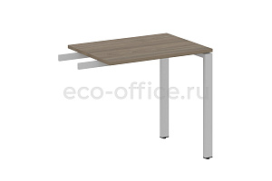 Приставной элемент на П-образном м/к METAL SYSTEM STYLE БП.ПР-2 Вяз Благородный / Серый металл фото