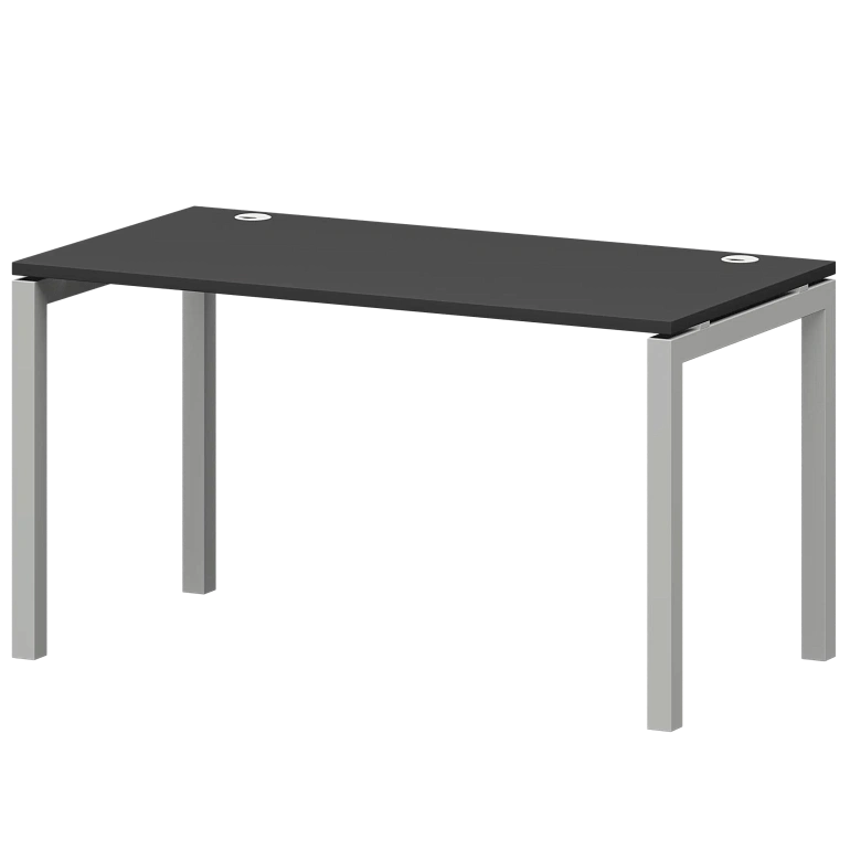 стол на металлокаркасе protech смс25-п-18к.73.пр50 графит/белый фото