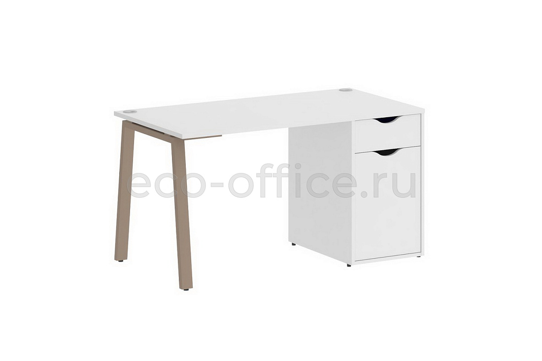 Стол письменный HomeOffice VR.SP-3-138.1.A mocco Белый Бриллиант  стоимость