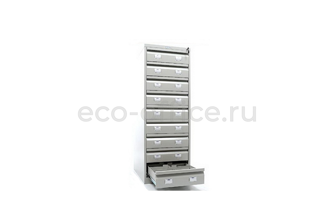 Шкаф картотека ПРАКТИК AFC-09С Серый RAL 7038  стоимость