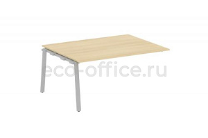 Проходной наборный элемент переговорного стола METAL SYSTEM STYLE БА.ППРГ-4 Акация Лорка / Серый металл фото