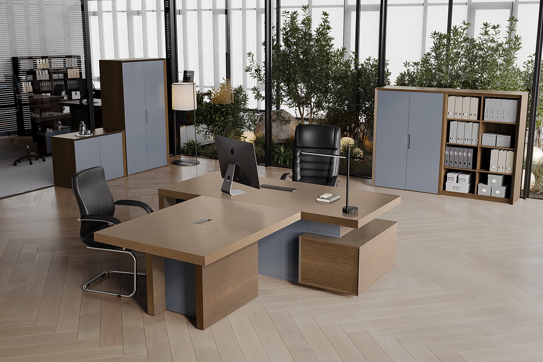кабинет руководителя concept дуб капучино фото