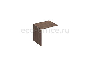 Брифинг-приставка CITY СИ 1410 Дуб Гладстоун темный / Белый Премиум фото