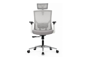 Кресло RV Chair STEP AW2320 Серая сетка / Серая ткань фото