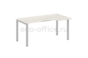 Стол криволинейный правый METAL SYSTEM STYLE БП.СА-1 (R) Дуб Наварра / Серый металл фото