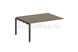 Проходной наборный элемент переговорного стола METAL SYSTEM STYLE БП.ППРГ-4 Вяз Благородный / Антрацит металл фото