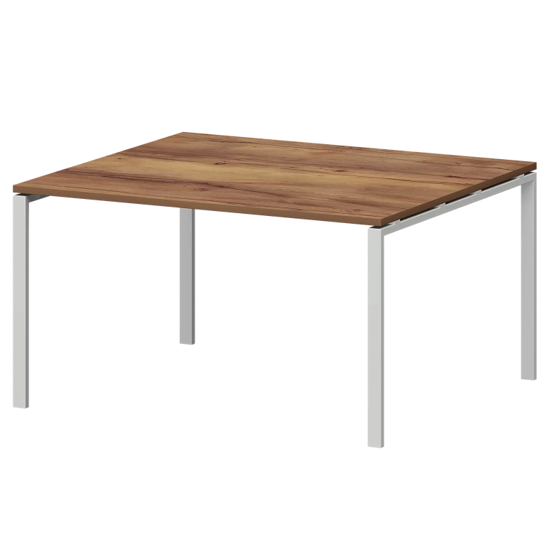 стол переговорный на металлокаркасе protech смсп-п-12.123.пр25 таксония/белый фото