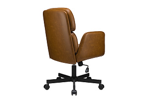 Кресло ECO-CHAIR PASCAL W-255 Светло-коричневая экокожа фото