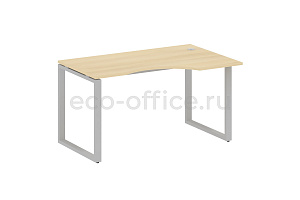 Стол криволинейный правый METAL SYSTEM STYLE БО.СА-2 (R) Акация Лорка / Серый металл фото