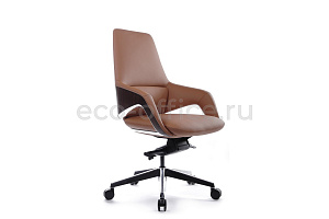 Кресло руководителя RV Design AURA-M FK005-B Светло-коричневая кожа фото