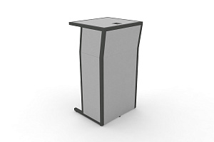 Трибуна DESK DK-TR Серый / Антрацит металл фото