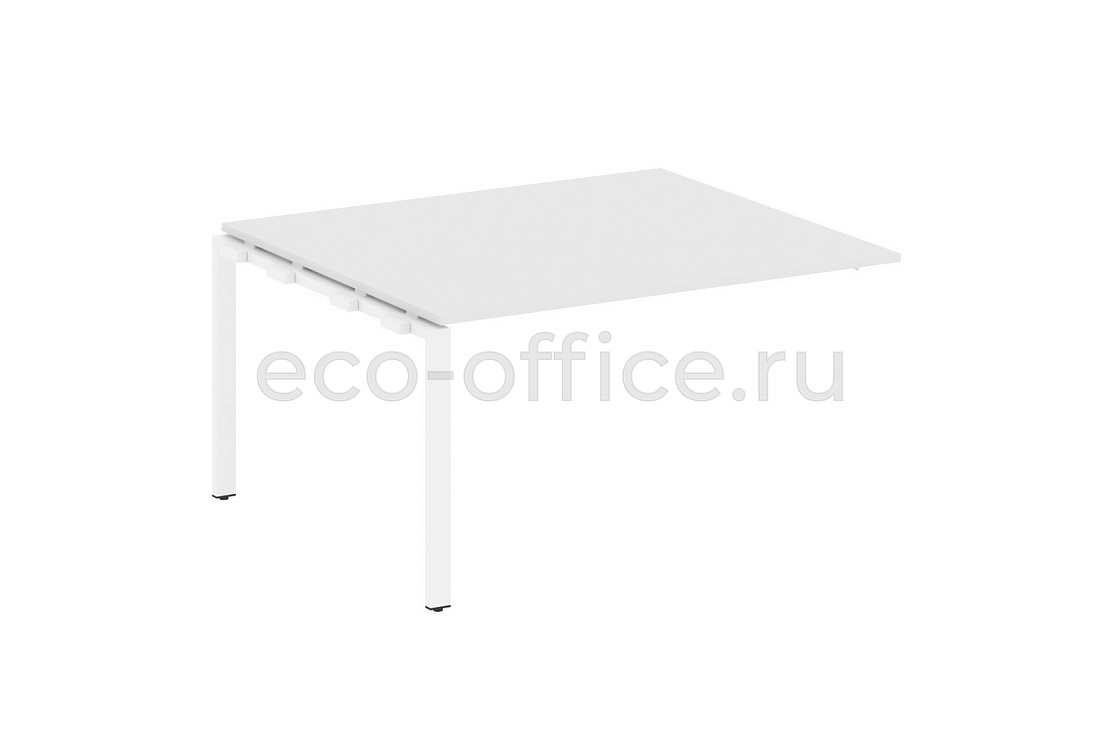 Проходной наборный элемент переговорного стола METAL SYSTEM STYLE БП.ППРГ-3 Белый / Белый металл  стоимость