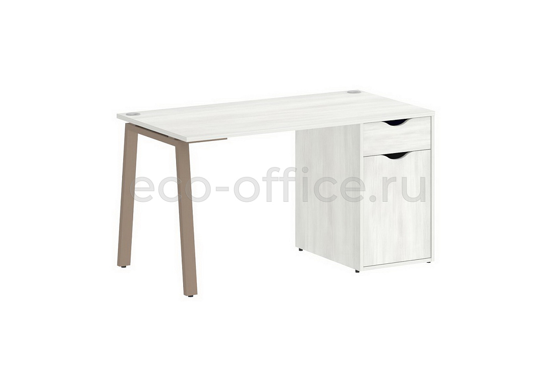 Стол письменный HomeOffice VR.SP-3-138.1.A mocco Снежная Патина  стоимость
