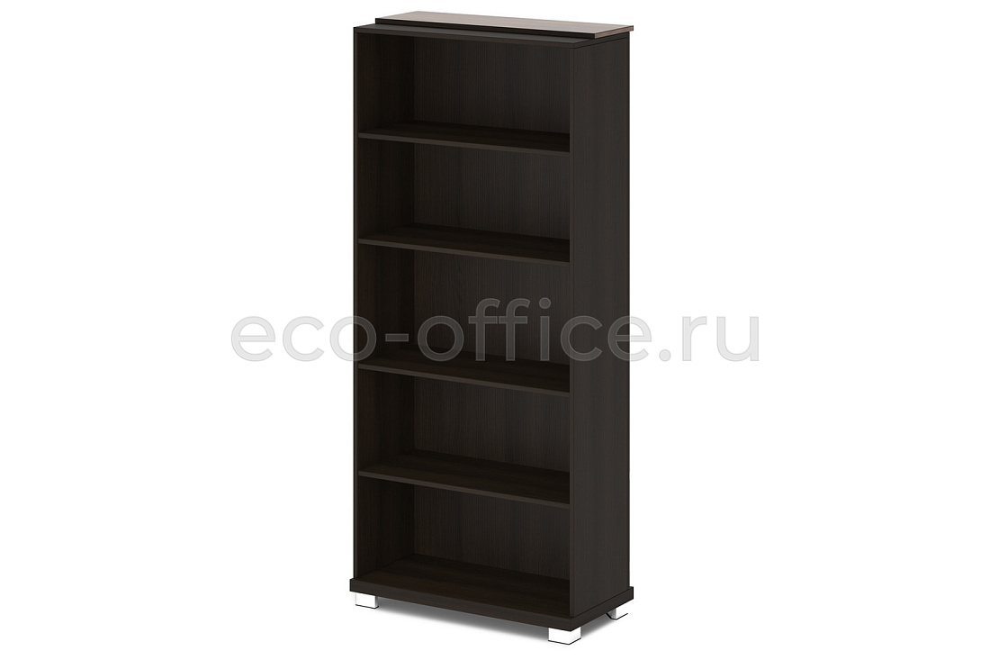 Стеллаж высокий центральный GRACE L-67ц Дуб Линдберг тёмный / Tasso Nero  стоимость