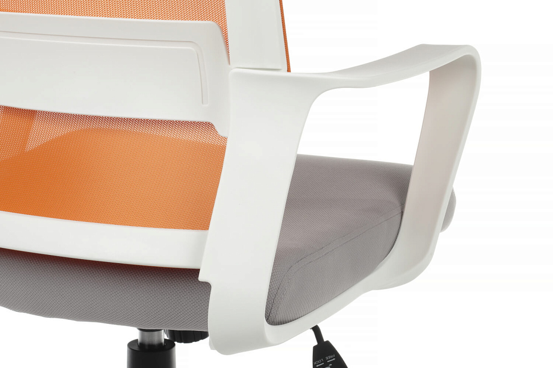 кресло rv chair mint 1029hw оранжевая сетка / серая ткань фото