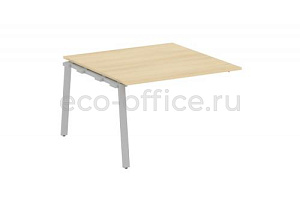 Проходной наборный элемент переговорного стола METAL SYSTEM STYLE БА.ППРГ-2 Акация Лорка / Серый металл фото