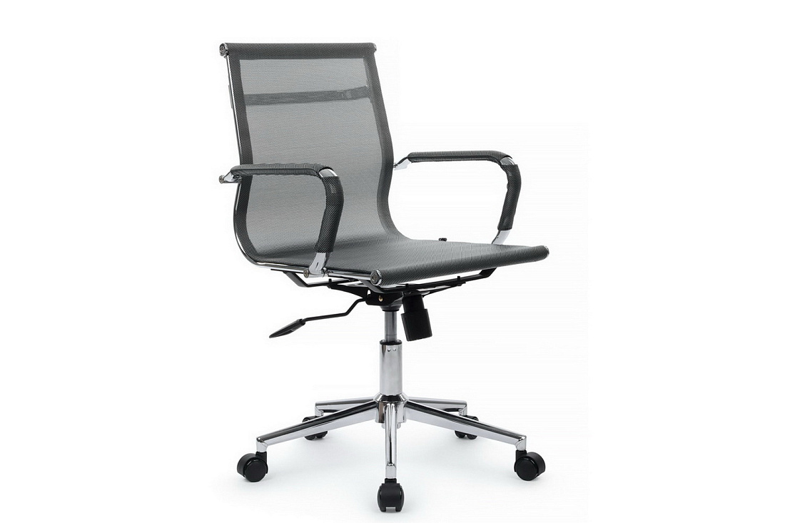 Кресло RV Chair HUGO 6001-2SE Серебристо-серая сетка стоимость